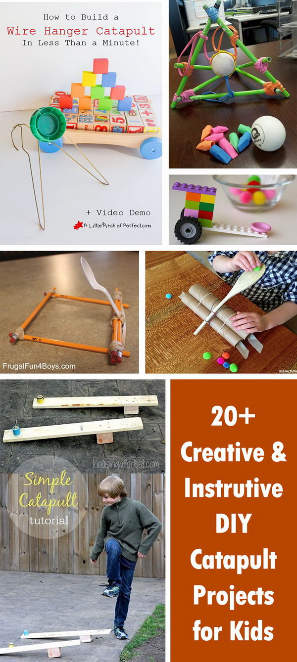 20+ Creative and Instrutive DIY Catapult Projects for Kids - Hative