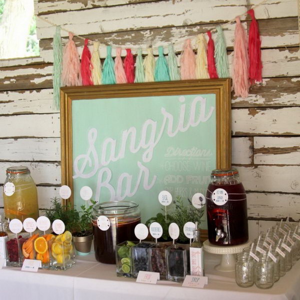 25 Cool Drink Stations For Outdoor Parties - Shelterness