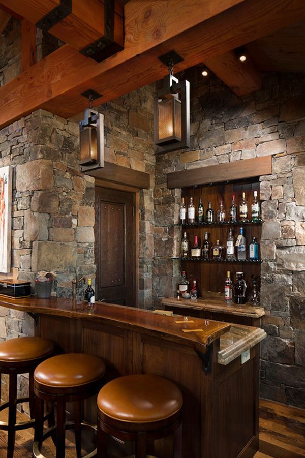 Minimalist Cool Home Bar Ideas with Simple Decor