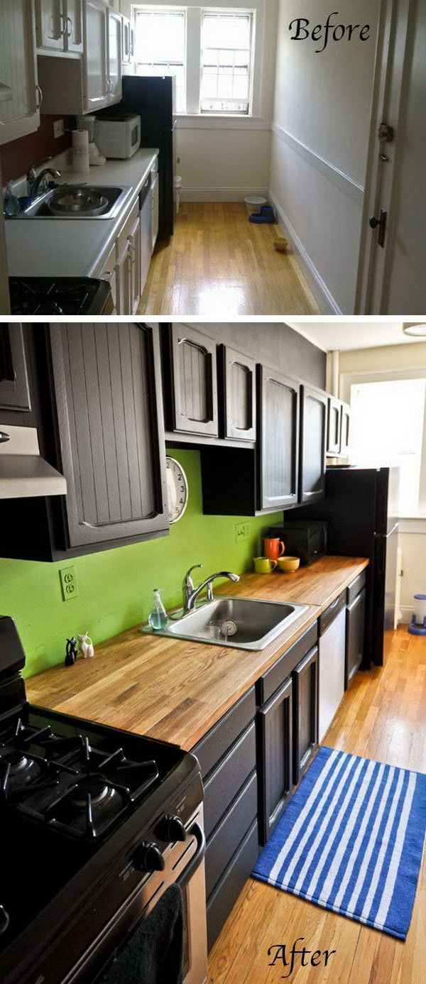 Before and After 25+ Budget Friendly Kitchen Makeover