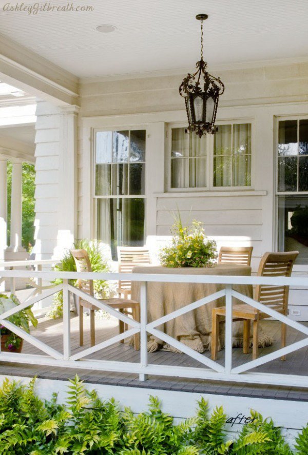 What are some porch railing designs?