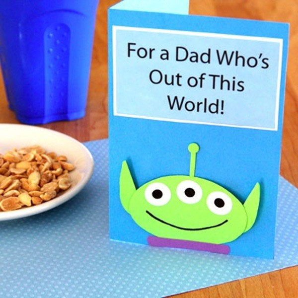 DIY For a Dad Who's out of This World! Father's Day Card 