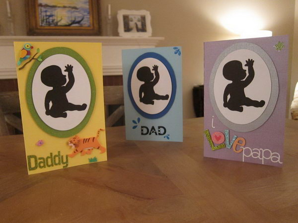 A Baby Sign Language Father's Day Card 