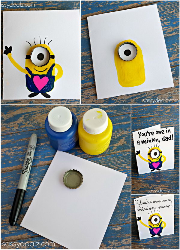DIY You're one in a million , Dad Father's Day Card. Father's day is looming! What a better way to surprise him give this adorable you're one in a million card to make him filled with pride. 