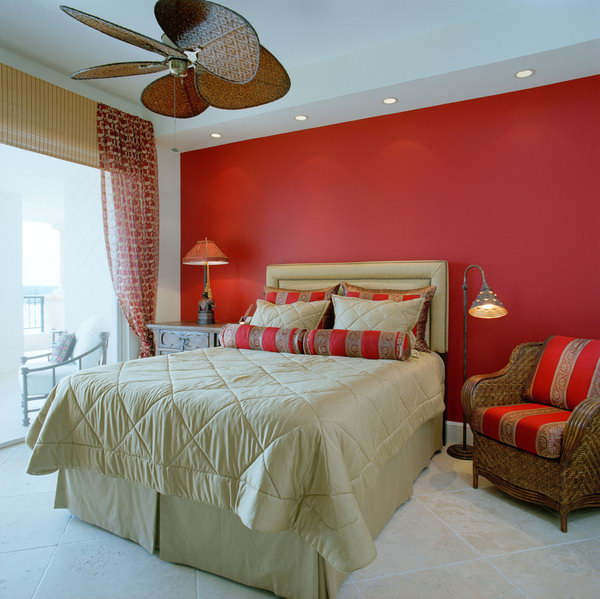 red bedroom paint color ideas