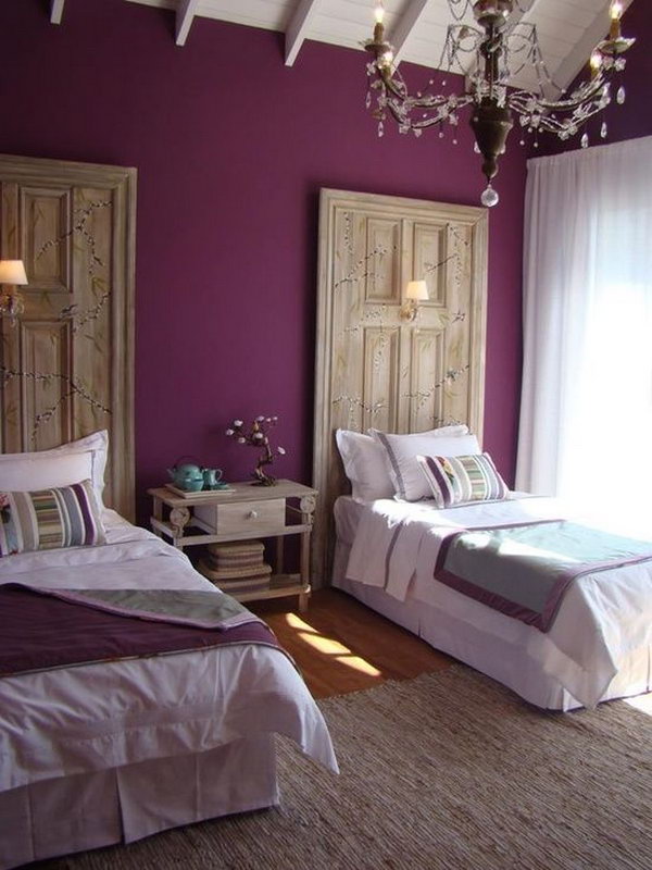 Purple Headboard