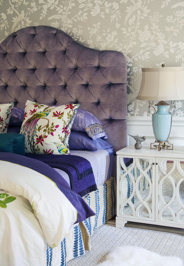 80 Inspirational Purple Bedroom Designs & Ideas - Hative