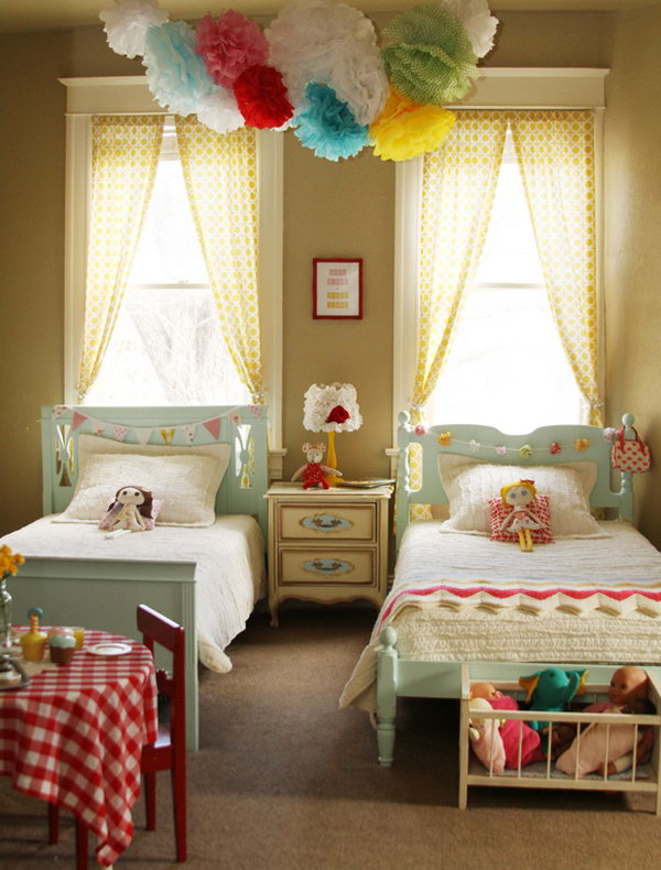 40+ Cute and InterestingTwin Bedroom Ideas for Girls - Hative