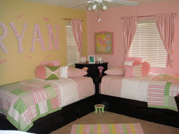 40+ Cute and InterestingTwin Bedroom Ideas for Girls - Hative