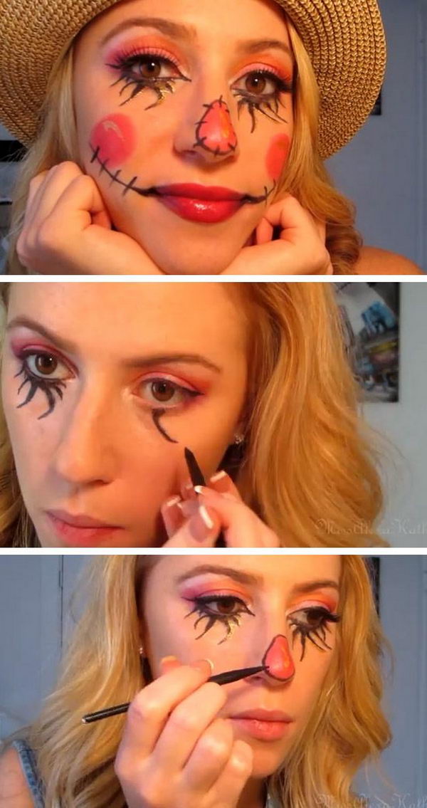 25+ Super Cool Step by Step Makeup Tutorials for Halloween - Hative