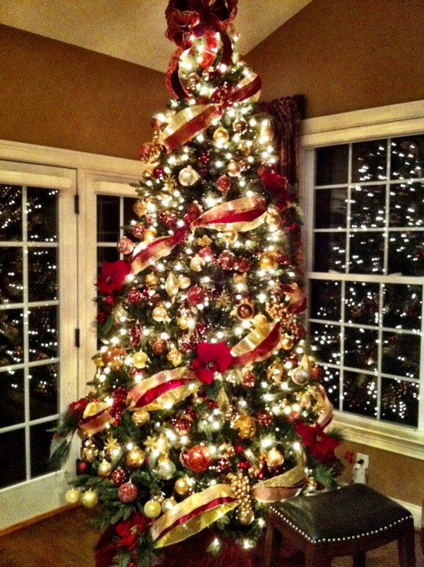 20 Amazing Christmas Tree Decoration Ideas & Tutorials - Hative
