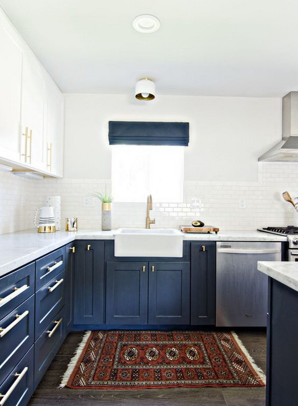 Stylish Two Tone Kitchen for Your Inspiration