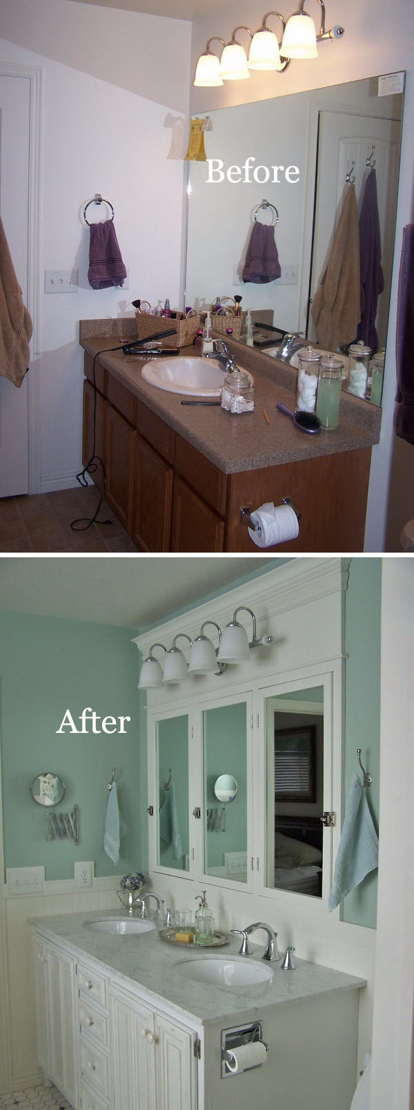 Before and After: 20+ Awesome Bathroom Makeovers - Hative