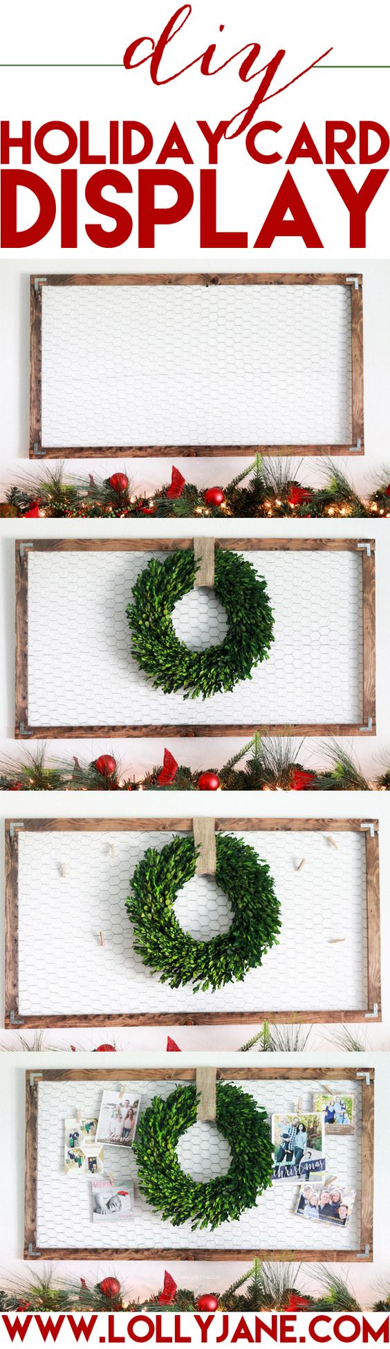 Festive Ways to Display Your Photos and Cards for Christmas - Hative