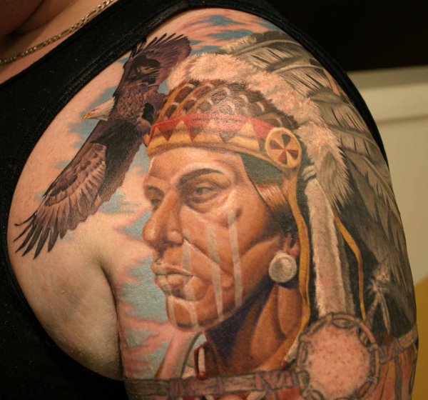 40 Cool Native American Tattoos Pictures Hative