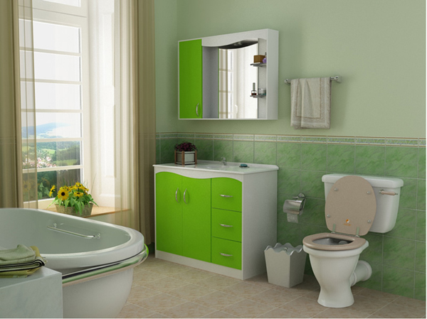 Green Bathroom Design