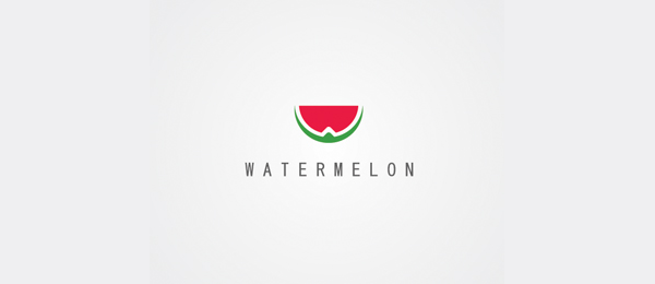 letter-w-logo-design-watermelon