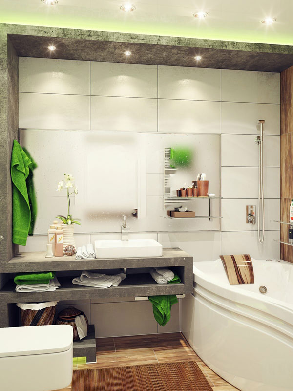 Modern Small Bathroom