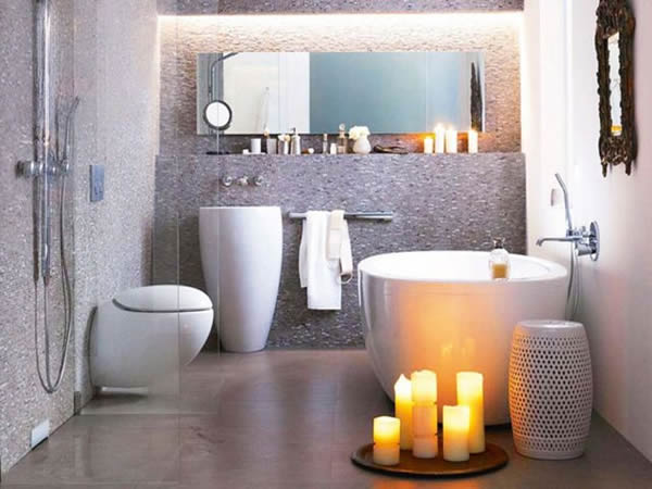 Small Contemporary Bathroom Decoration