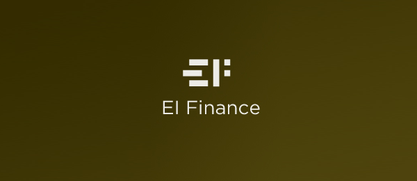 financial logo, finance logo, ei finance