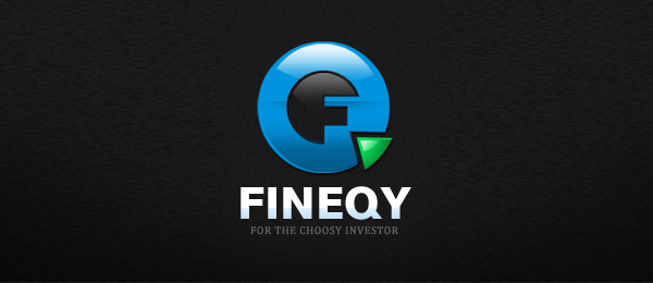 financial logo, finance logo, fineqy