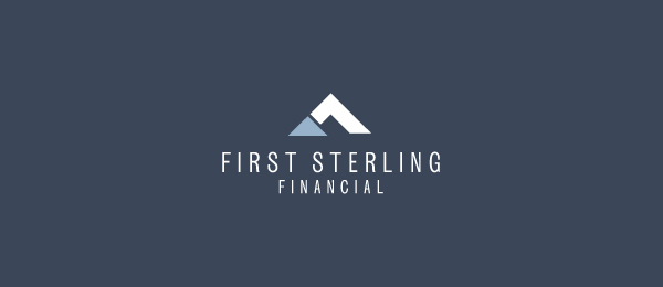 financial logo design, first sterling