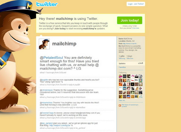 twitter layouts, twitter-layouts-mail-chimp