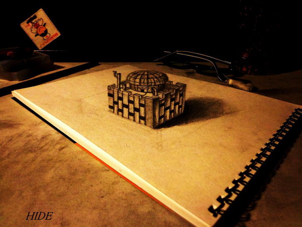 3d-pencil-drawings-of-house