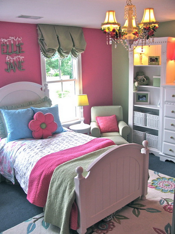 bedroom cute teenage cool rooms hative decor decorating conspicuous feature favorite pink walls