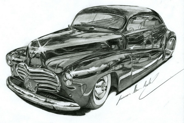 cool drawings of cars