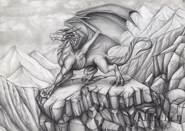 10 Cool Dragon Drawings For Inspiration Hative