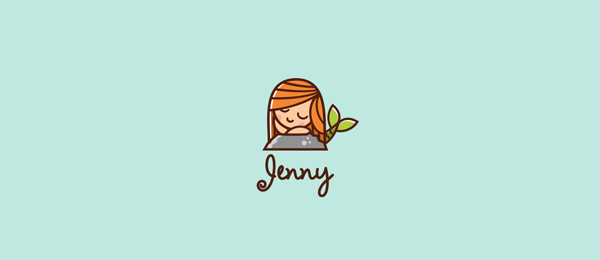 50 Beautiful Girl Logo Designs For Inspiration Hative