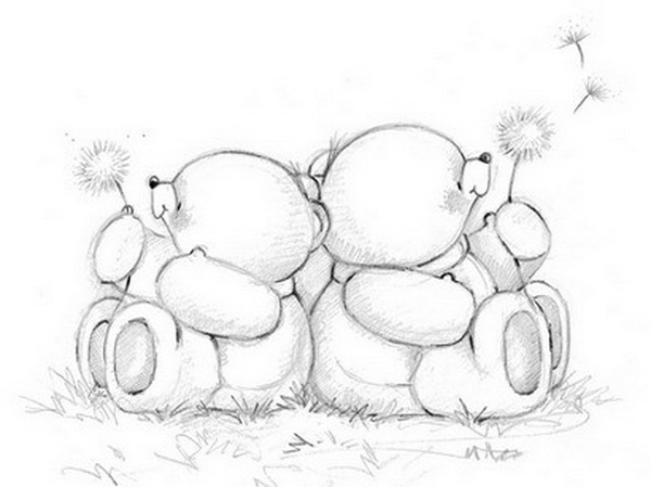 10 Lovely Teddy Bear Drawings For Inspiration Hative