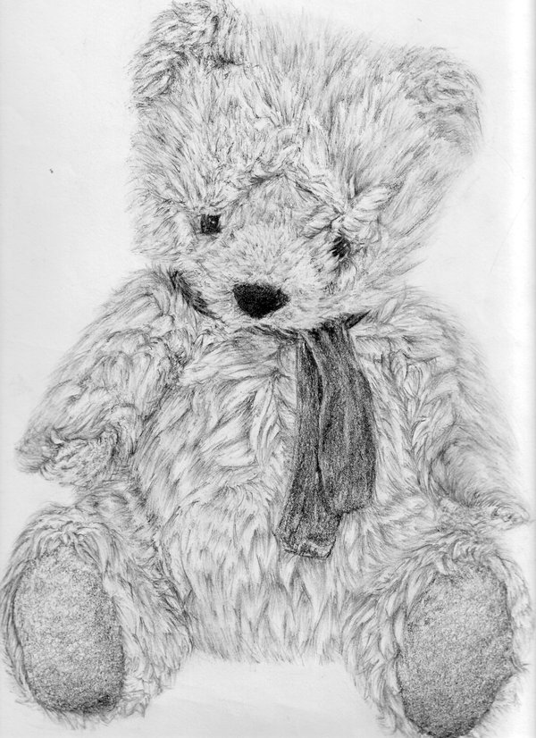 10+ Lovely Teddy Bear Drawings for Inspiration - Hative