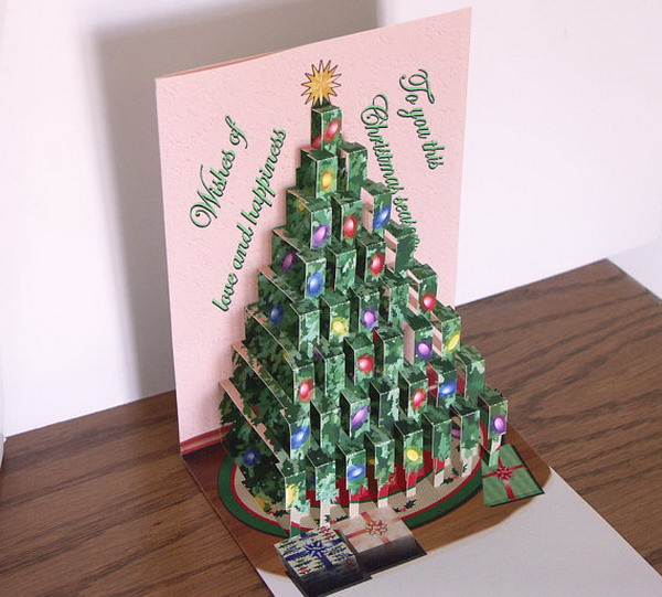30+ Pop Up Christmas Cards - Hative