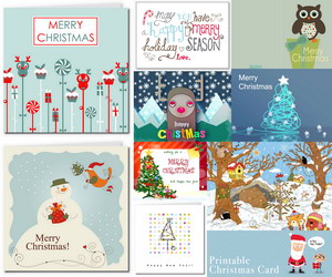 40+ Free Printable Christmas Cards 2023