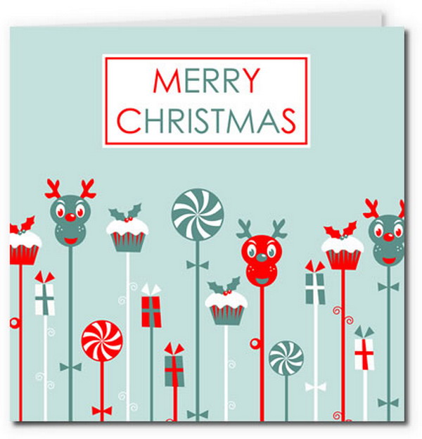 40 Free Printable Christmas Cards Hative