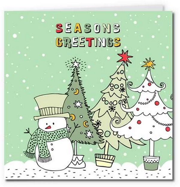Free Printable Christmas Card Ideas