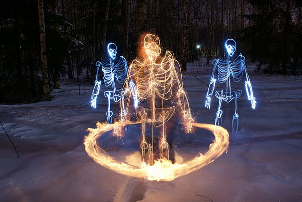 80+ Cool Light Painting Photography Images - Hative