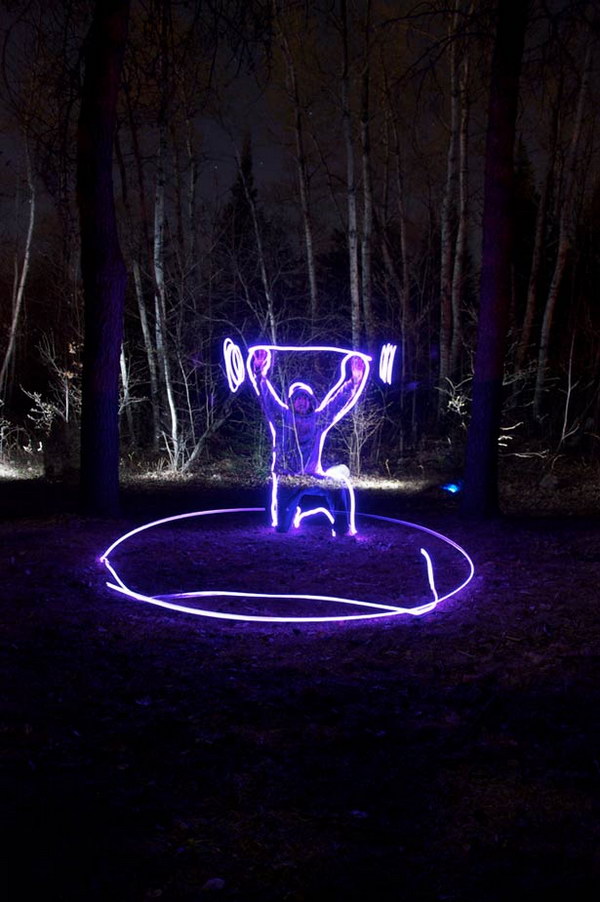 80+ Cool Light Painting Photography Images - Hative