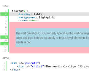 table element css 10 Hative in Resources to  Div Text Align  CSS: Vertical