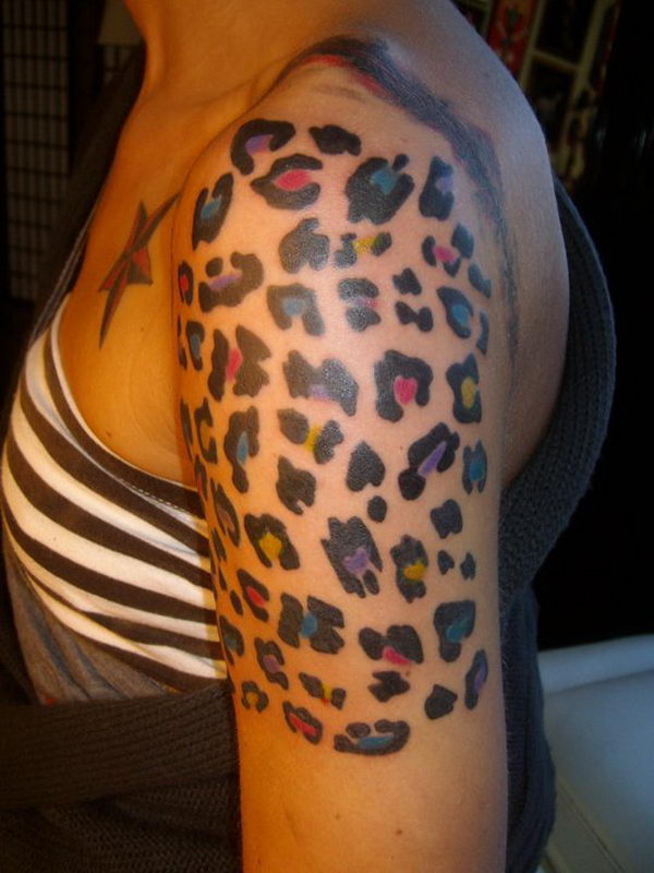 Tattoo Zoo  By gravesgif Walk in Cheetah print and rainbow watercolor  Very Lisa Frank indeed      watercolortattootattootattoosinkboyswithtattoosgirlswithtattooscutetattoosfloridafortwaltonbeachdestinartillustration  