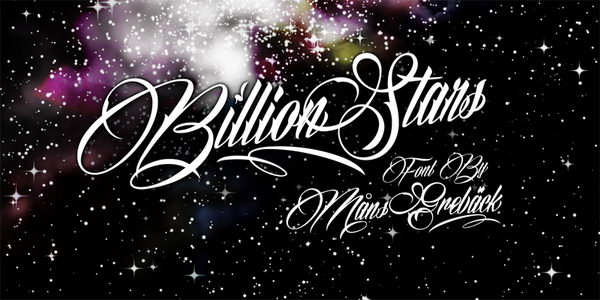billion-stars-cursive-font-4