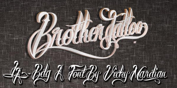 Free Brother Script Script Fonts