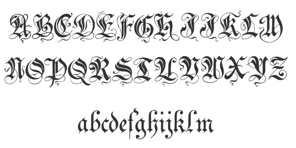 cursive handwriting fonts for tattoos