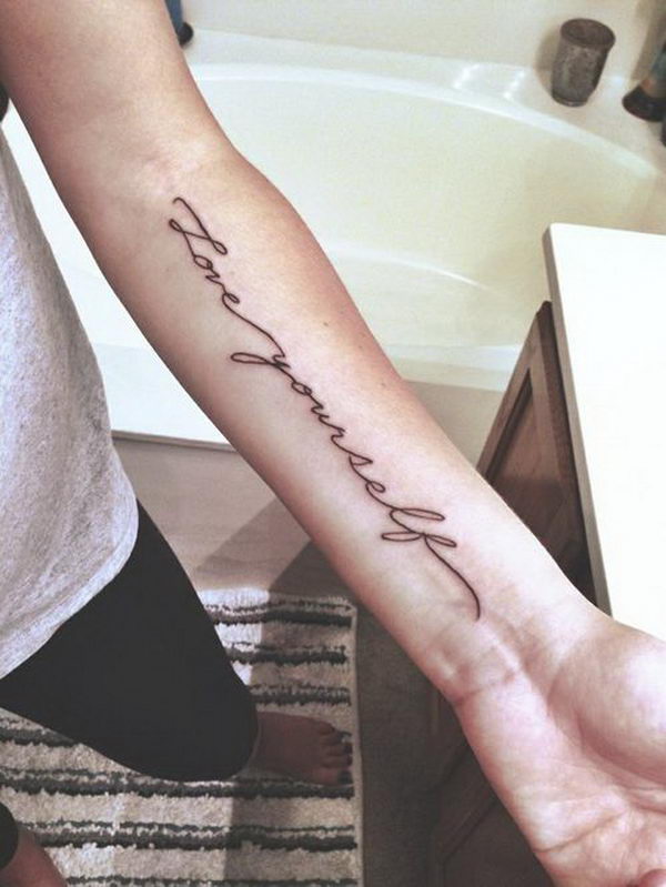 How to Choose a Script Tattoo You Wont Regret  Her Style Code