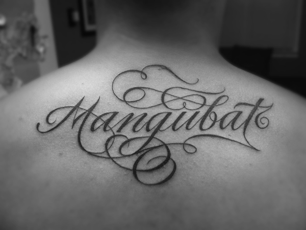 fancy cursive scroll font for chest tattoo