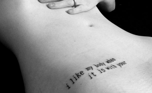 Tattoo tagged with: english tattoo quotes, small, languages, facebook, typewriter  font, twitter, woori, english, nothing happens until something moves, font,  lettering, inner forearm, quotes | inked-app.com