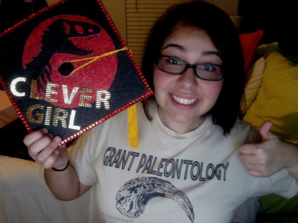 clever girl grad cap