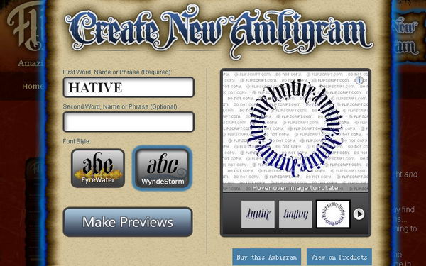 ambigram creator free